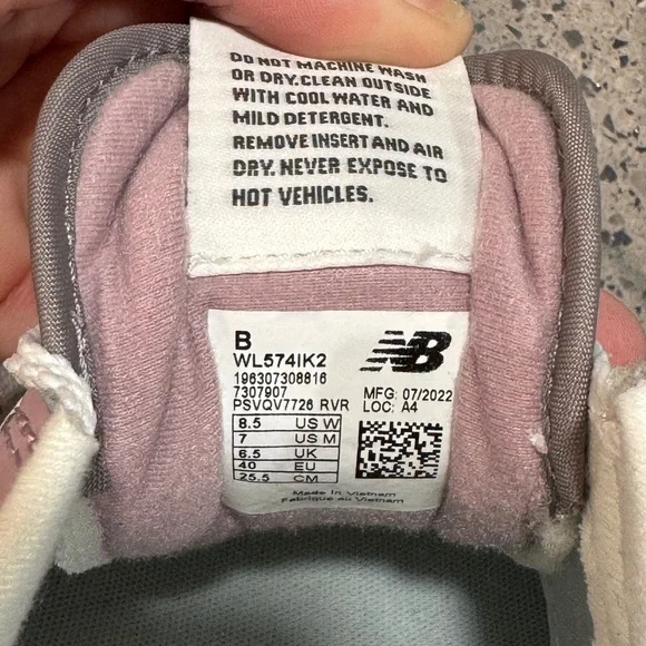 New Balance Women's 574 Core Casual Sneakers - Picture 8 of 8